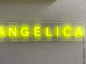 LEDネオン看板（ネオンサイン）アクリル板通常タイプ製作事例 ANGELICA